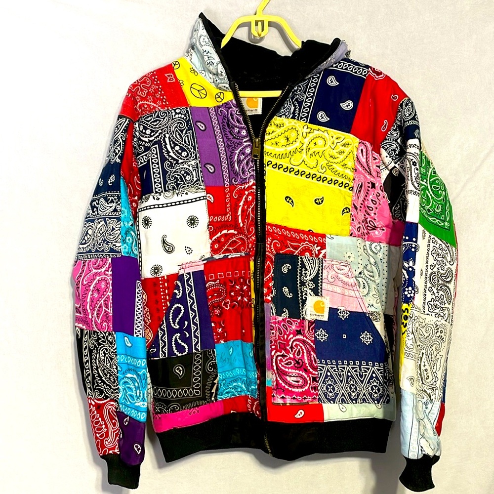 Rework 1 of 1 Carhartt Bandana Jacket - Picture 1 of 5